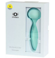 Мятный вибромассажёр-гриб Mushroom - 16 см.