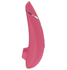 Розовый бесконтактный клиторальный стимулятор Womanizer Premium
