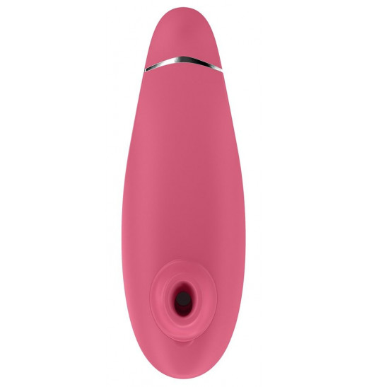 Розовый бесконтактный клиторальный стимулятор Womanizer Premium