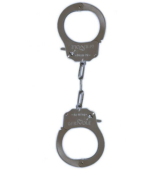 Металлические наручники Be Mine с парой ключей