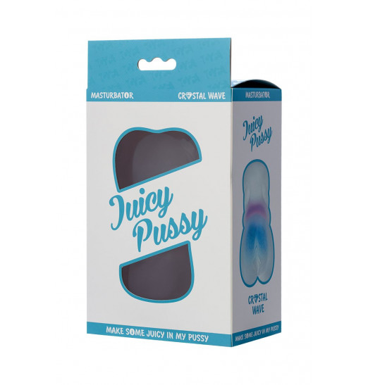 Прозрачный реалистичный мастурбатор Juicy Pussy Crystal Wave Прозрачный реалистичный мастурбатор Juicy Pussy Crystal Wave