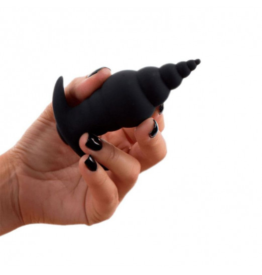 Чёрный анальный вибратор Kiki - 9,5 см. Чёрный анальный вибратор Kiki - 9,5 см.