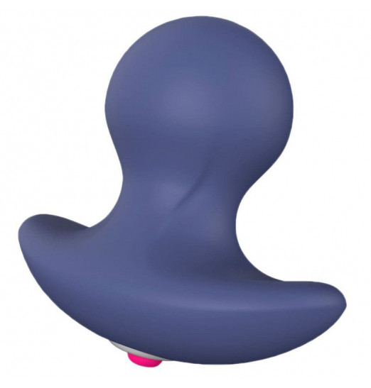 Анальная пробка Jessie с вибрацией - 6,3 см.