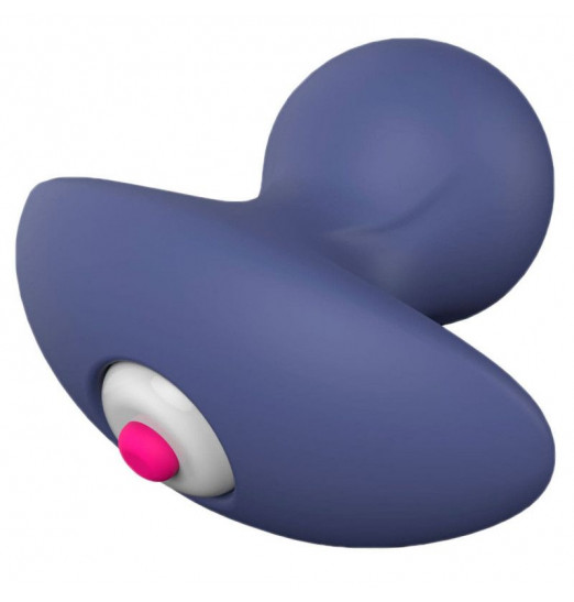 Анальная пробка Jessie с вибрацией - 6,3 см.