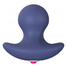 Анальная пробка Jessie с вибрацией - 6,3 см.