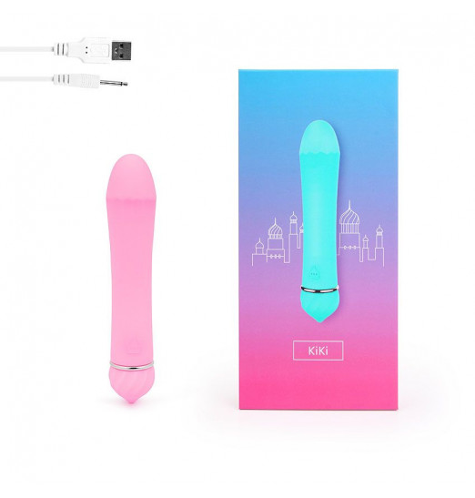 Розовый гладкий вибратор с 11 режимами вибрации - 11,5 см. Розовый гладкий вибратор с 11 режимами вибрации - 11,5 см.