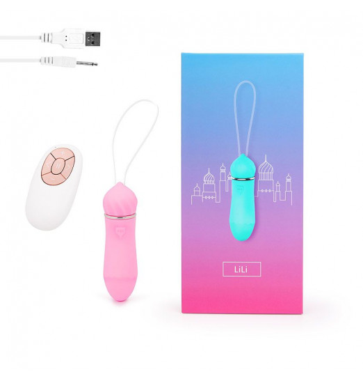 Розовый вибромассажер с 9 режимами вибрации с пультом ДУ - 9 см. Розовый вибромассажер с 9 режимами вибрации с пультом ДУ - 9 см.