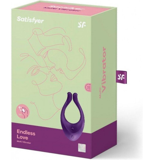 Фиолетовый многофункциональный стимулятор для пар Satisfyer Endless Love
