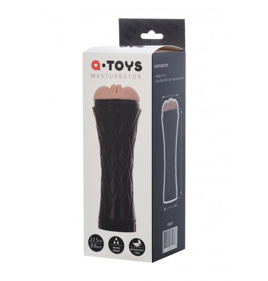 Телесный мастурбатор-вагина A-Toys в колбе Телесный мастурбатор-вагина A-Toys в колбе