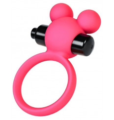 Розовое виброкольцо на пенис A-Toys
