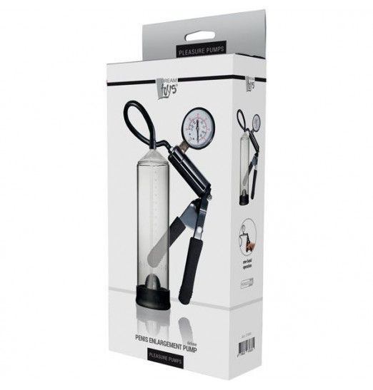 Прозрачная вакуумная помпа с клапаном PENIS ENLARGEMENT PUMP Прозрачная вакуумная помпа с клапаном PENIS ENLARGEMENT PUMP