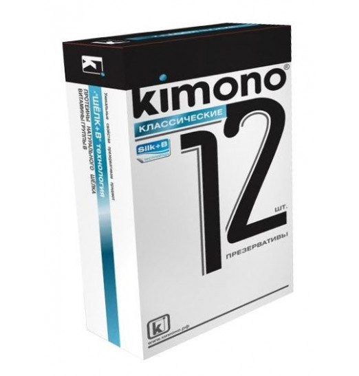 Классические презервативы KIMONO - 12 шт.