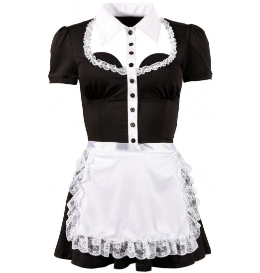 Соблазнительный костюм горничной с передником