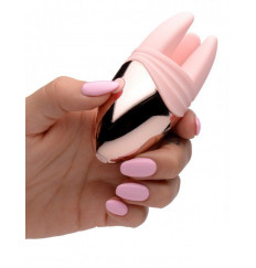 Розовый клиторальный массажер с щупальцами Vibrating Clit Teaser