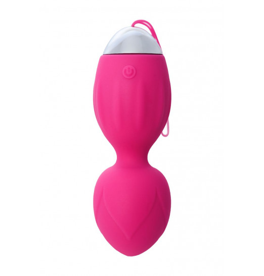 Розовые виброшарики TELLA с пультом-стимулятором