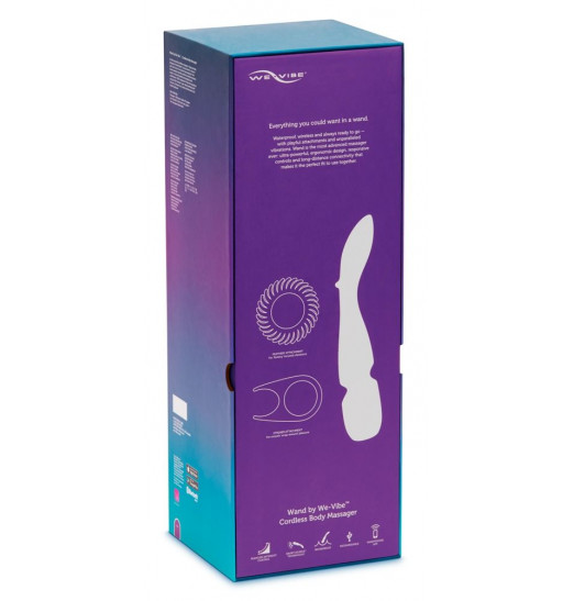 Фиолетовый вибратор-жезл We-Vibe Wand