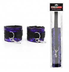 Фиолетово-черные оковы с карабинами