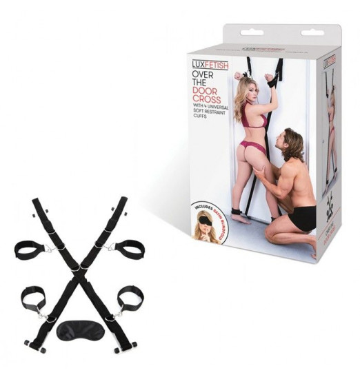 Чёрный набор для фиксации у двери