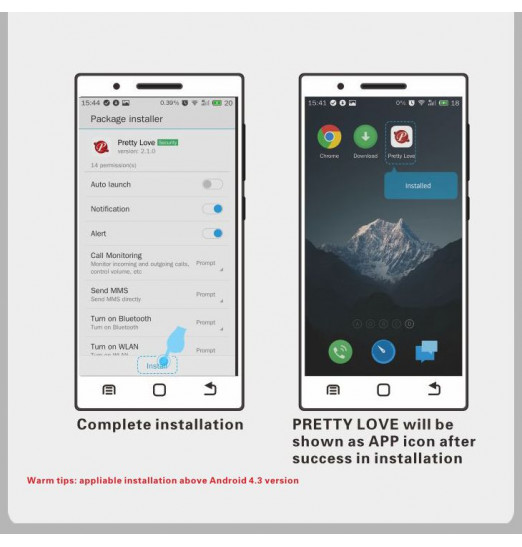 Лиловые вагинальные шарики Elvira с управлением через смартфон