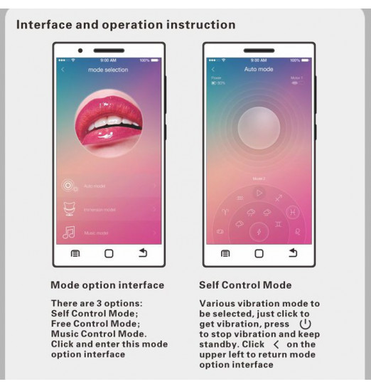 Лиловые вагинальные шарики Elvira с управлением через смартфон