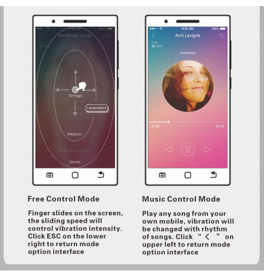 Лиловые вагинальные шарики Elvira с управлением через смартфон