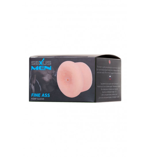 Телесная насадка-анус на помпу  FINE ASS
