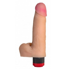 Телесный реалистичный вибратор №70 - 17 см.