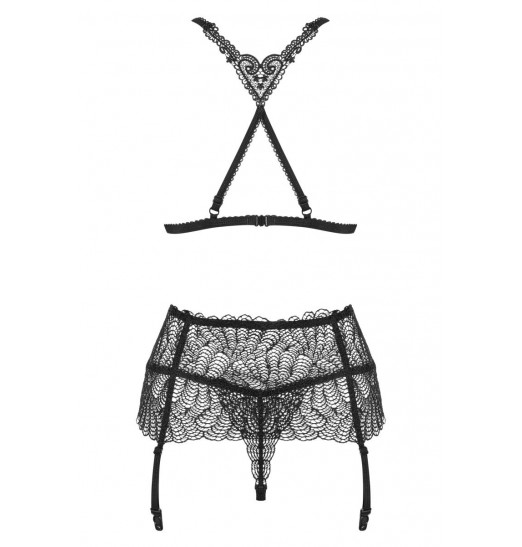 Роскошный кружевной комплект Chiccanta с поясом для чулок