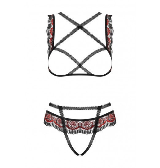 Соблазнительный комплект белья Megies с интимным доступом Соблазнительный комплект белья Megies с интимным доступом