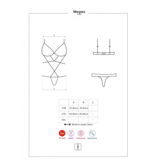 Роскошное женсконе боди Megies