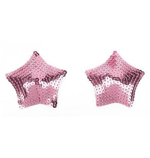 Розовые пэстисы-звездочки