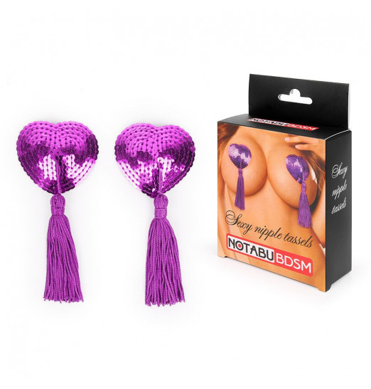 Фиолетовые пэстисы с кисточками