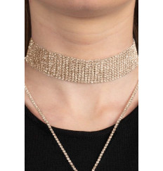 Золотистое украшение на шею COLLIER EMMA OR