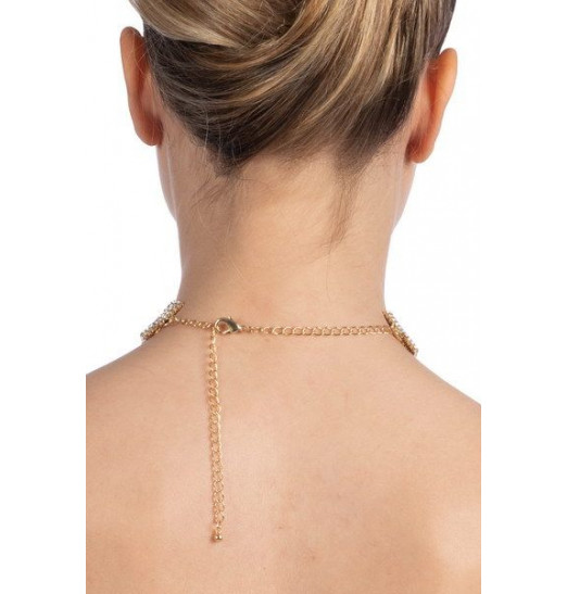 Золотистое украшение на шею COLLIER EMMA OR