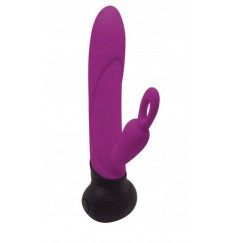 Фиолетовый вибростимулятор Mini Bonnie - 19,7 см.