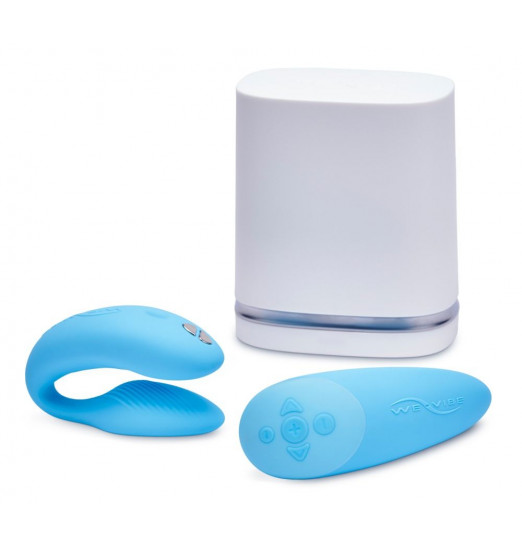 Голубой вибратор для пар We-Vibe Chorus Голубой вибратор для пар We-Vibe Chorus
