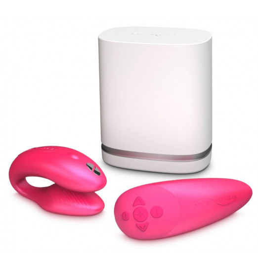 Розовый вибратор для пар We-Vibe Chorus