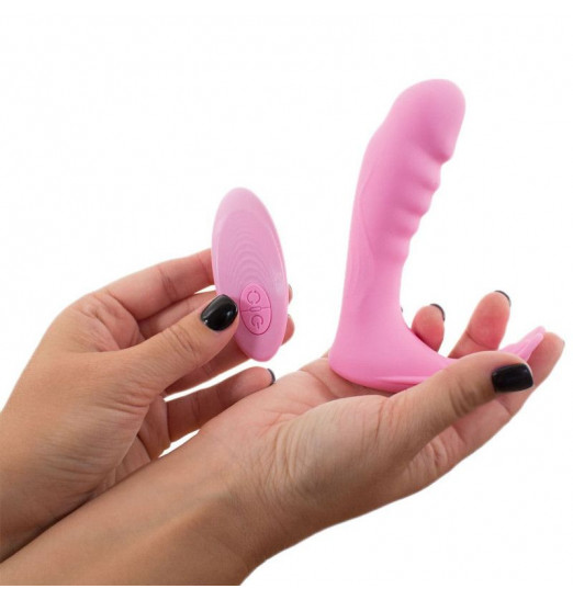 Розовый вибростимулятор Angel