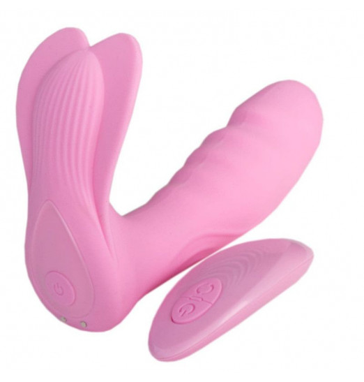 Розовый вибростимулятор Angel