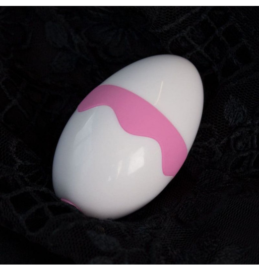 Бело-розовый стимулятор с язычком Tori Бело-розовый стимулятор с язычком Tori