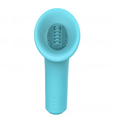 Голубой клиторальный стимулятор Rainbow collection №4