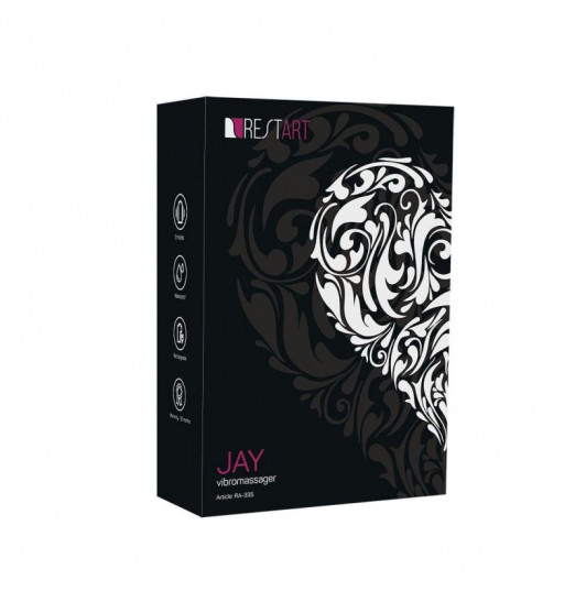 Черный вибростимулятор простаты JAY
