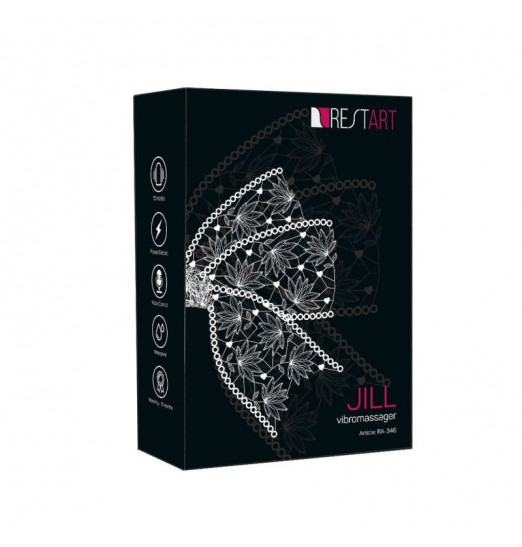 Черное яйцо с электростимуляцией JILL с пультом ДУ