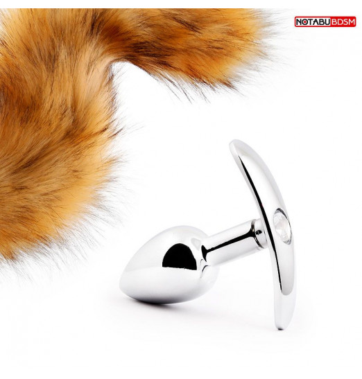 Игровой набор в коричневом цвете: ободок-ушки, анальная пробка, хвостик