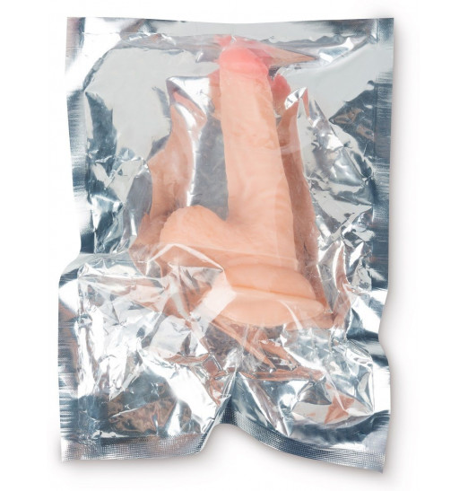 Телесный фаллоимитатор на присоске - 16 см. Телесный фаллоимитатор на присоске - 16 см.