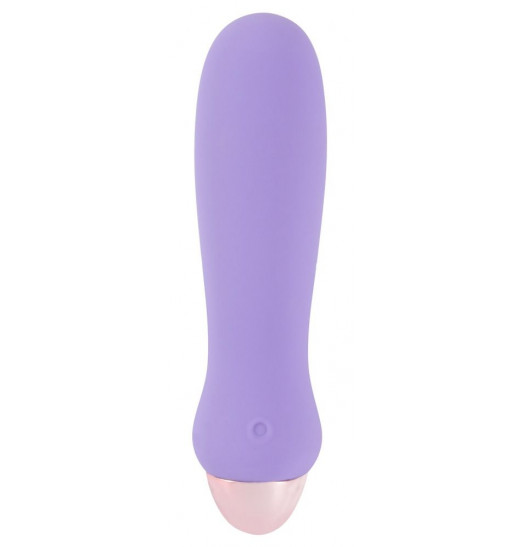 Сиреневый мини-вибратор Cuties Mini - 12,5 см.