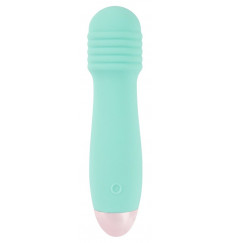 Мятный мини-вибратор Cuties Mini - 12,5 см.