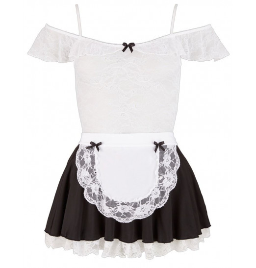 Ажурный сексуальный костюм горничной Ажурный сексуальный костюм горничной