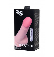 Телесный вибратор-реалистик Alfonso - 18,5 см.