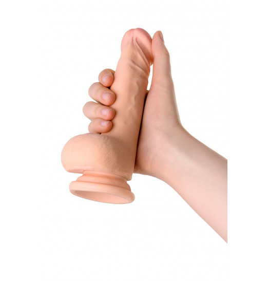 Телесный вибратор-реалистик Alfonso - 18,5 см.